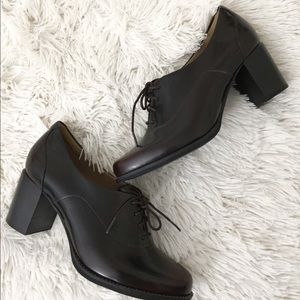 🔥LASTDAY 🔥Dark burgundy oxford pumps